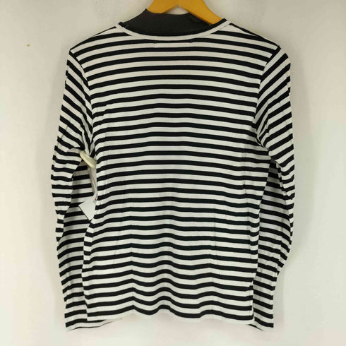 プレイコムデギャルソン PLAY COMME des GARCONS ハートワッペン ボーダーカットソー レディース JPN:L